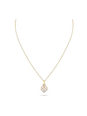 Stylish Diamond Pendant and Chain