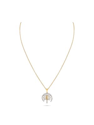 Stylish Diamond Pendant and Chain