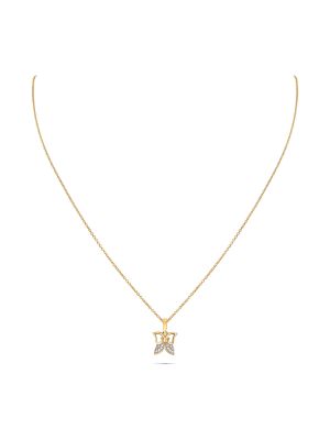 Stylish Diamond Pendant and Chain