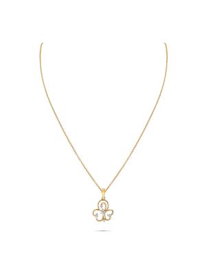 Stylish Diamond Pendant and Chain