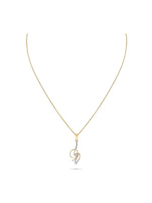 Stylish Diamond Pendant and Chain