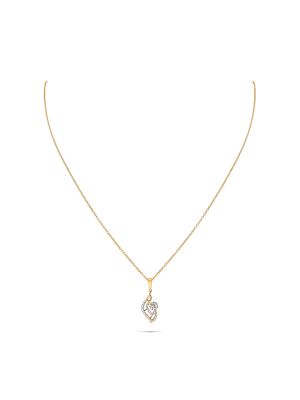 Stylish Diamond Pendant and Chain