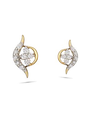 Latest Floral Diamond Earring