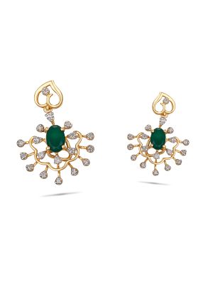 Elegant Diamond Drop Earring