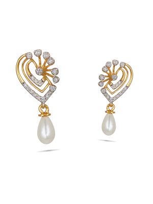Fascinating Floral Diamond Earring