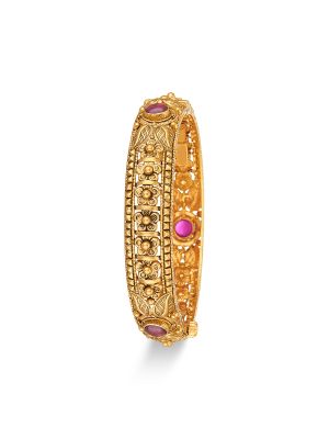 Fascinating Floral Gold Bangle