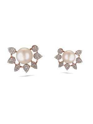 Gorgeous Floral Diamond Earring