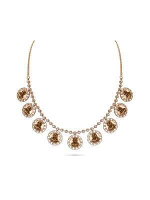 Latest Lakshmi Kasu Diamond Necklace