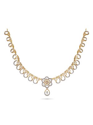 Enchanting Floral Diamond Necklace
