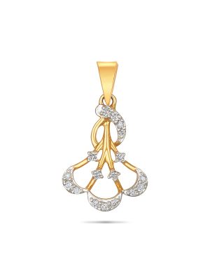 Stylish Modern Diamond Pendant
