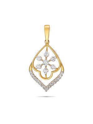 Floral Diamond Pendant