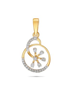 Gorgeous Floral Diamond Pendant