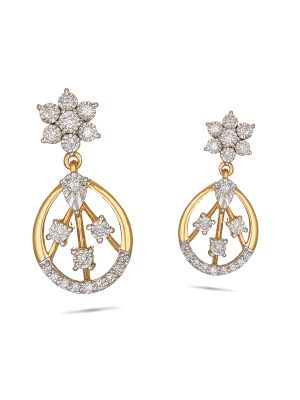 Elegant and Trendy Diamond Earring