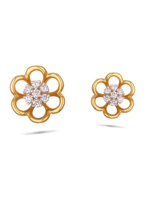 Simple And Elegant Diamond Earring