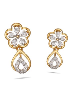 Elegant Diamond Drop Earring