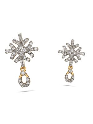 Floral Diamond Earring