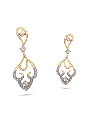 Elegant Diamond Drop Earring