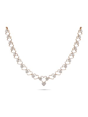 Elegant and Trendy Diamond Necklace