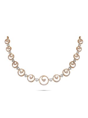 Latest Fancy Diamond Necklace