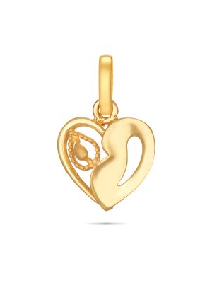 Heart Kids Gold Pendant