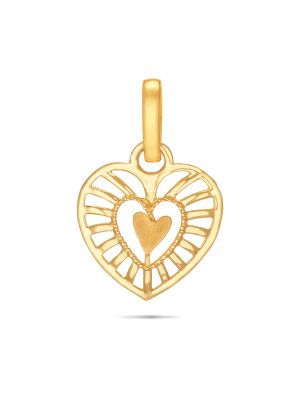 Kids Heart Gold Pendant