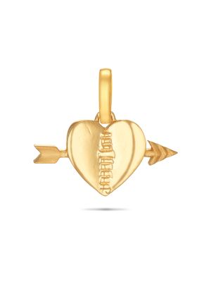 Kids Heart Gold Pendant