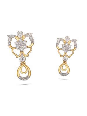 Elegant Diamond Drop Earring