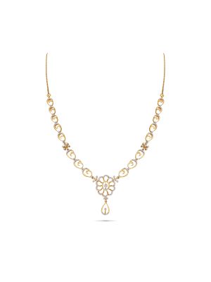 Exquisite Floral Diamond Necklace