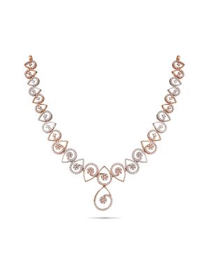 Elegant And Trendy Diamond Necklace