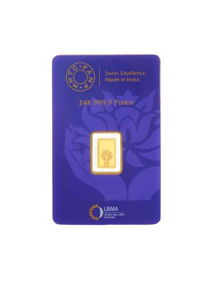Lotus 24K (999.9) 2 Gms Gold  Bar