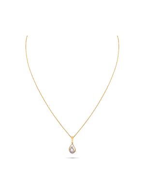 Stunning Diamond Pendant With Chain