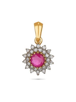 Impressive Floral Diamond Pendant