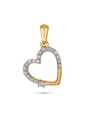 Heart Design Diamond Pendant