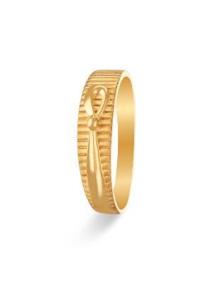 Two Gram Gold Best Quality Plain Ring Shop Online FR1363