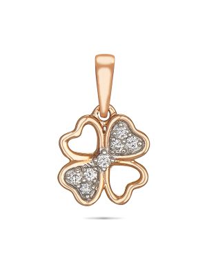 Exquisite Floral Diamond Pendant