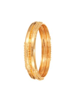 Open Type Gold Bangle