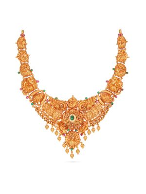 Enticing Trendy Gold Necklace