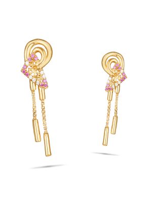 Fancy Gold Earring