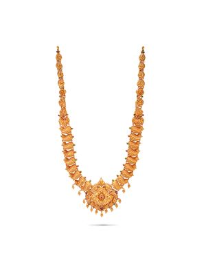 Peacock Motif Gold Malai