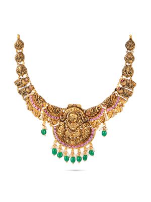 Goddess Lakshmi Pendant Necklace