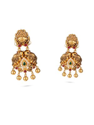 Traditional Antique Balls Earrings