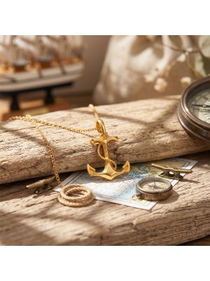 Gents Gold Anchor Casting Dollar