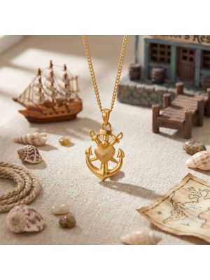 Fancy Golden Heart Cross Casting Dollar