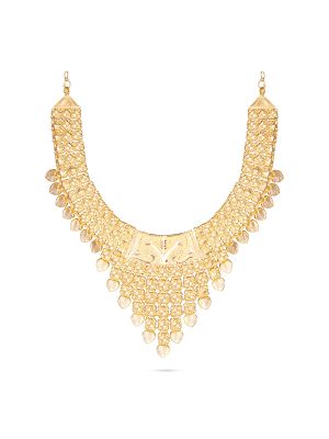 Intricate Gold Filigree Necklace