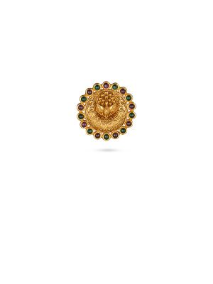 Traditional Mayil Gold Studded Earring