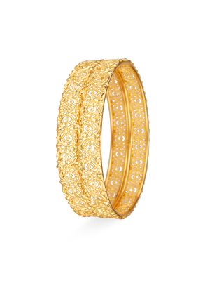 Elite Fancy Gold Bangle