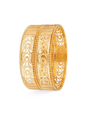 Fancy Geometric Balls Pattern Bangle