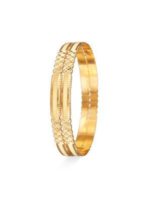 Modern Classic Gold Bangle