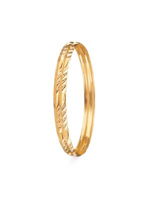 Artisan Stylish Gold Bangle