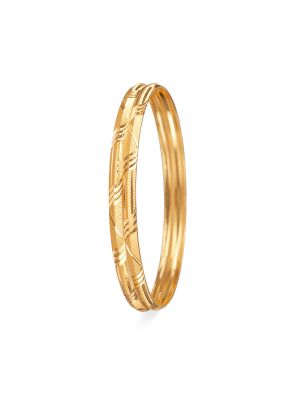 Artisan Stylish Gold Bangle